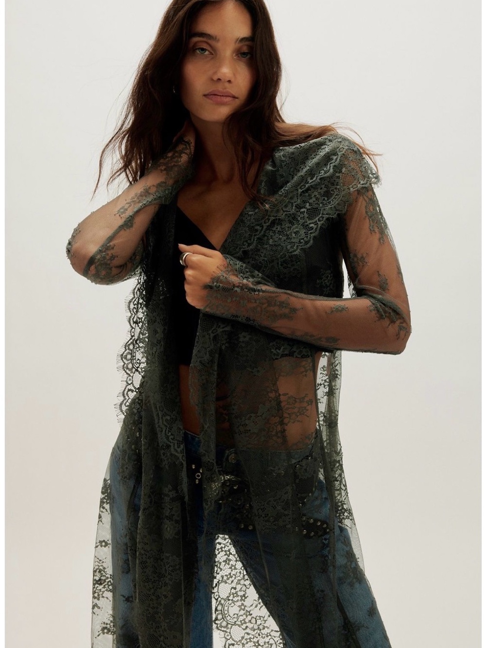 Free People Nigel Preston Maud Lace Duster, NWT, one size